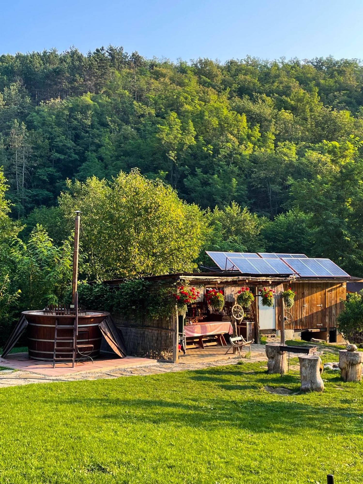 Cabana La Domnu' De Pe Vale Villa Aiud Bagian luar foto